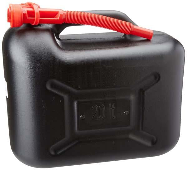 20 Litre Black Plastic Fuel Can - Orbit - Liquid Storage - Lapwing UK
