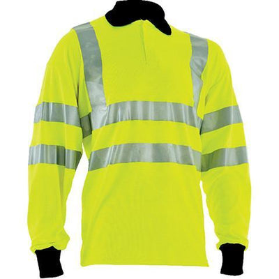 ARC Flame Retardant Polo Shirt Yellow - Azured - Arc Compliant Clothing - Lapwing UK