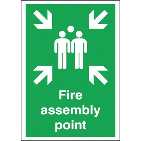 Safety Signs Fire Assembly Point - Orbit - Safety Signage - Lapwing UK