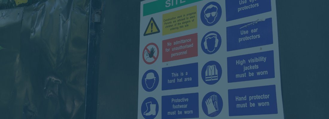 CONSTRUCTION SITE SAFETY SIGNAGE & GUIDANCE