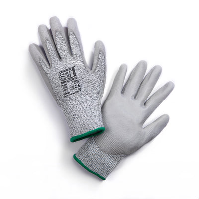 Grey Cut Level 5 (C) Gloves - Azured - Hand Protection - Lapwing UK