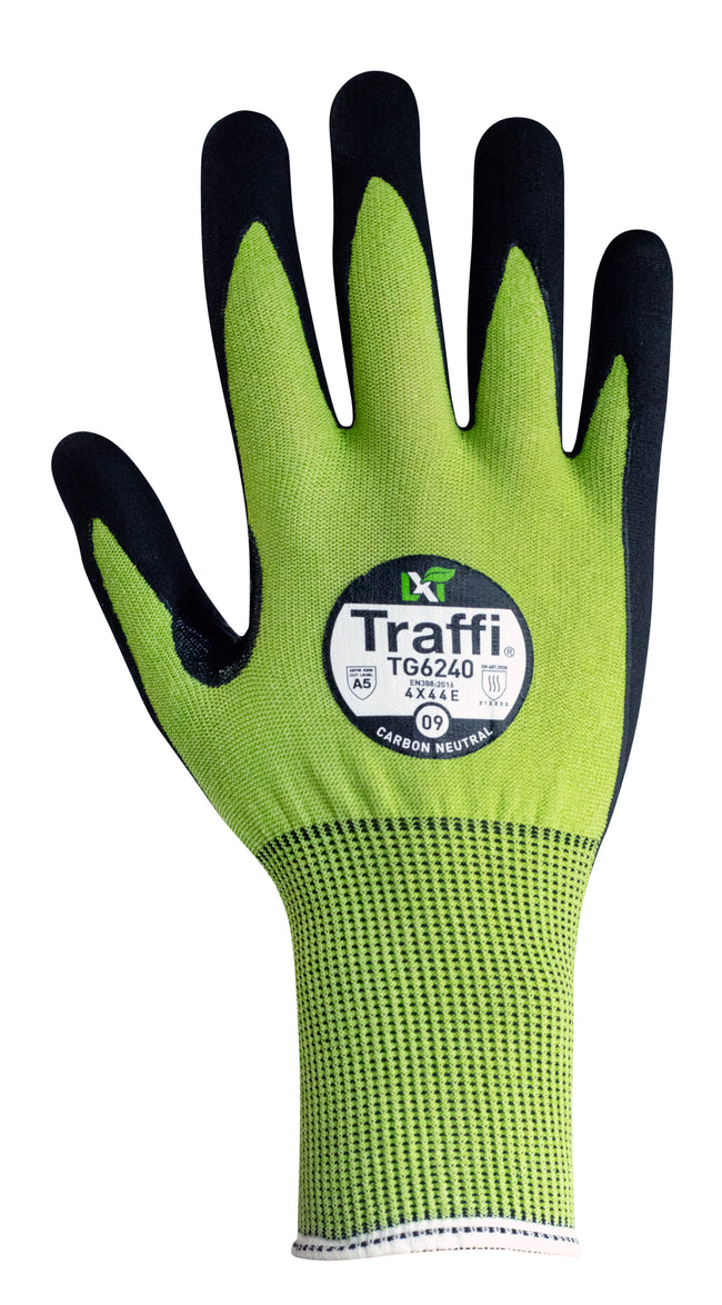 Traffi Microdex Nitrile LXT Cut Level E Safety Glove