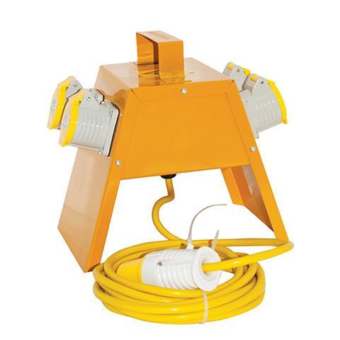 110v 4 Way Distribution Box - 16A - Orbit - Site Electrical - Lapwing UK