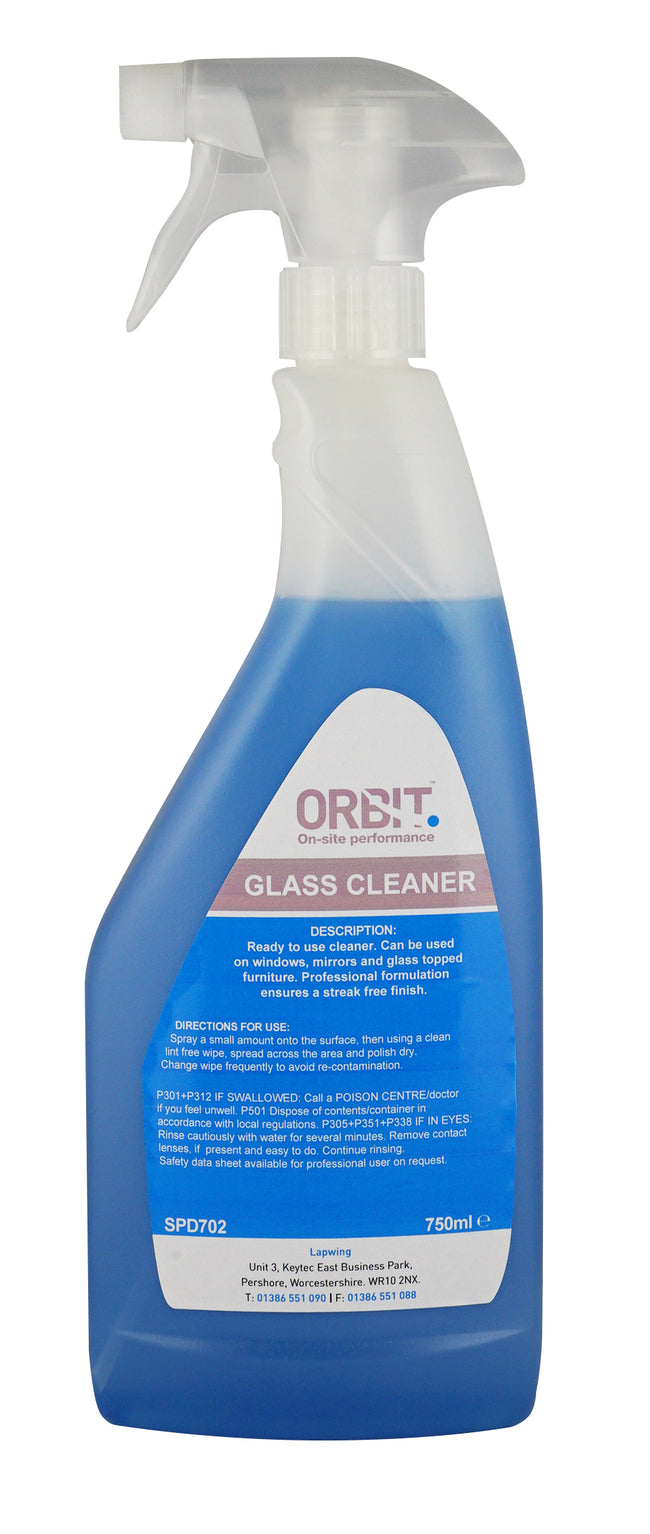 Orbit Window & Glass Cleaner - Orbit - Janitorial Supplies - Lapwing UK