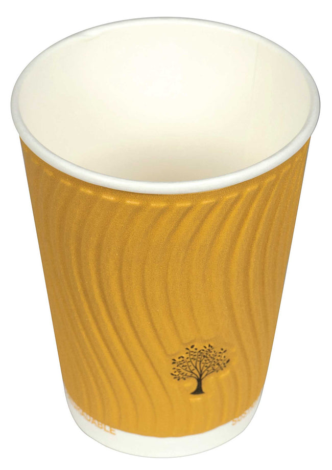 12 oz Double walled paper Cups - Tube 30 - Orbit - Canteen & Office - Lapwing UK