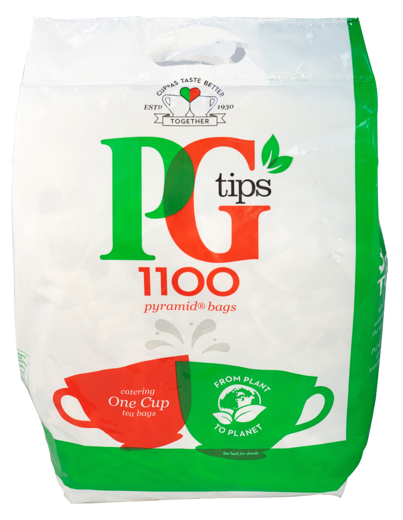 Classic PG Tips Pyramid Teabags (440 & 1100) - Orbit - Canteen & Office - Lapwing UK