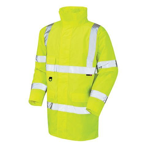 Class 3 Yellow Professional Hi Viz Jacket - Azured - Waterproof Clothing - Lapwing UK
