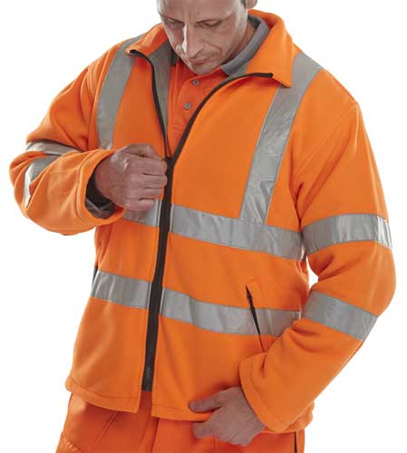 Hi-Vis Class 3 Orange Fleece - LapwingUK - Hi-Vis Clothing - Lapwing UK