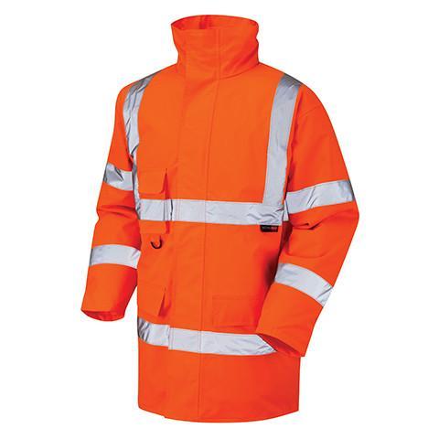 Class 3 Orange Professional Hi Viz Jacket - Azured - Rail Spec - Lapwing UK