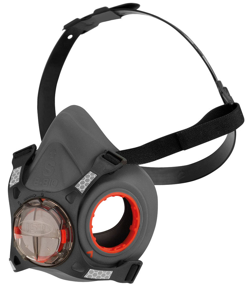 Force 8 - Face Mask - No Filters - Medium - Azured - Respiratory protection - Lapwing UK