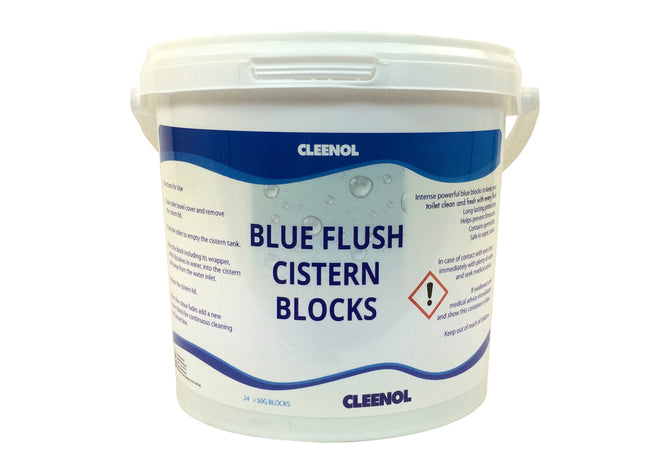 Blue Flush Cistern Blocks - Orbit - Janitorial Supplies - Lapwing UK