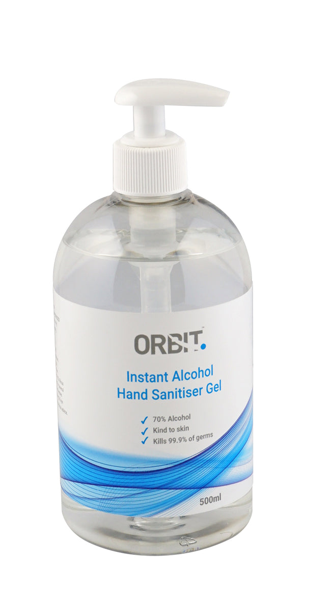 Orbit Hand Sanitizing Gel 500ml - Orbit - Hand Cleaners - Lapwing UK