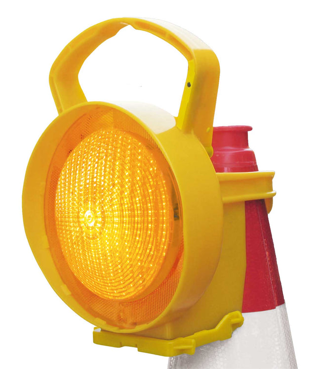 Nissen Conilamp LED Amber Cone Lamp - Orbit - Traffic Management - Lapwing UK