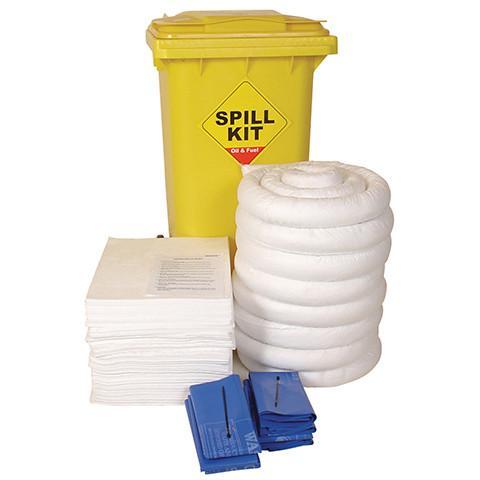120L Spill Kit + Wheeled Bin - Orbit - Pollution Control - Lapwing UK