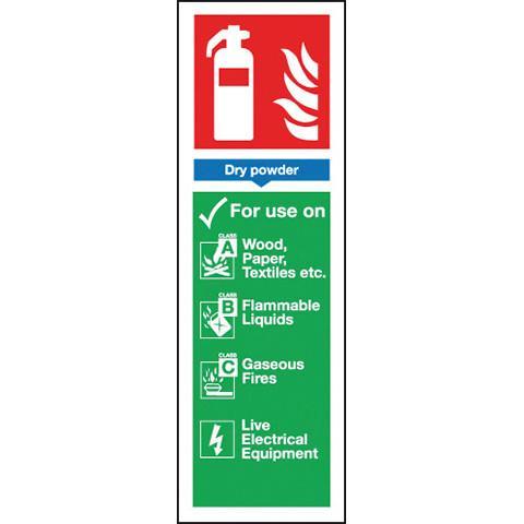 Signs Fire Extinguisher- Powder - Orbit - Fire Protection - Lapwing UK