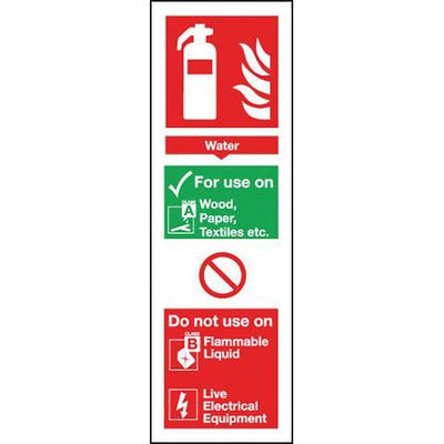Signs Fire Extinguisher Water - Orbit - Fire Protection - Lapwing UK