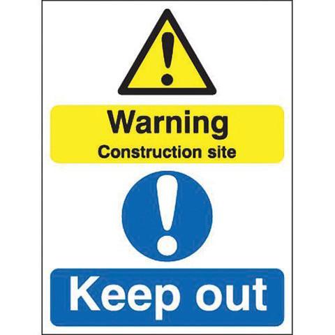 Safety Signs Warning Construction Site Keep Out - Orbit - Safety Signage - Lapwing UK