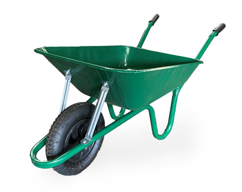 Vanguard 90 Litre Green Wheelbarrow - Orbit - Materials Handling - Lapwing UK
