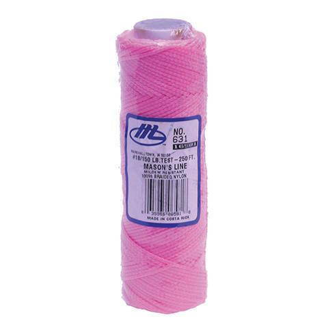 Marshalltown - Pink Braided Nylon Line - Orbit - Hand Tools - Builders - Lapwing UK