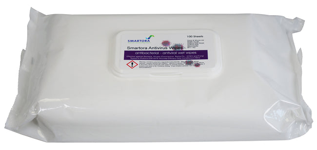 Antivirus Antibac Hand Wipes - Pack 100 - Orbit - Janitorial Supplies - Lapwing UK