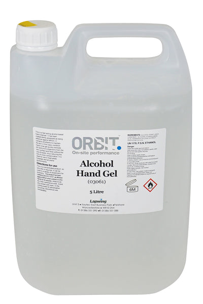 Orbit Hand & Surface Sanitiser 70% Alcohol - 5L - Orbit - Hand Cleaners - Lapwing UK
