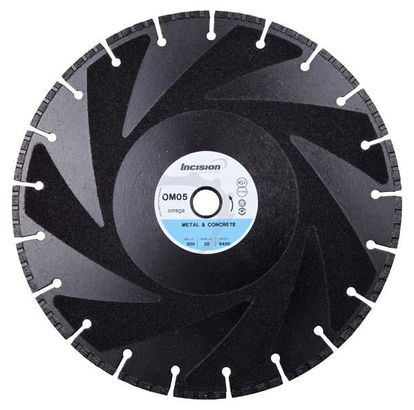 OM-05 Metal and Concrete Cutting Diamond Blade - Incision - Specialist Blades - Lapwing UK
