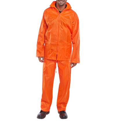 Orange Waterproof Jacket & Trouser Set - Azured - Waterproof Clothing - Lapwing UK