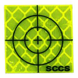 SCCS Yellow Retro Targets - Pack 100 - Orbit - Setting Out Tools - Lapwing UK