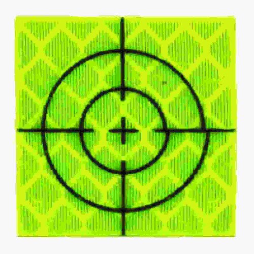 Yellow Retro Targets - Pack 100 25mm